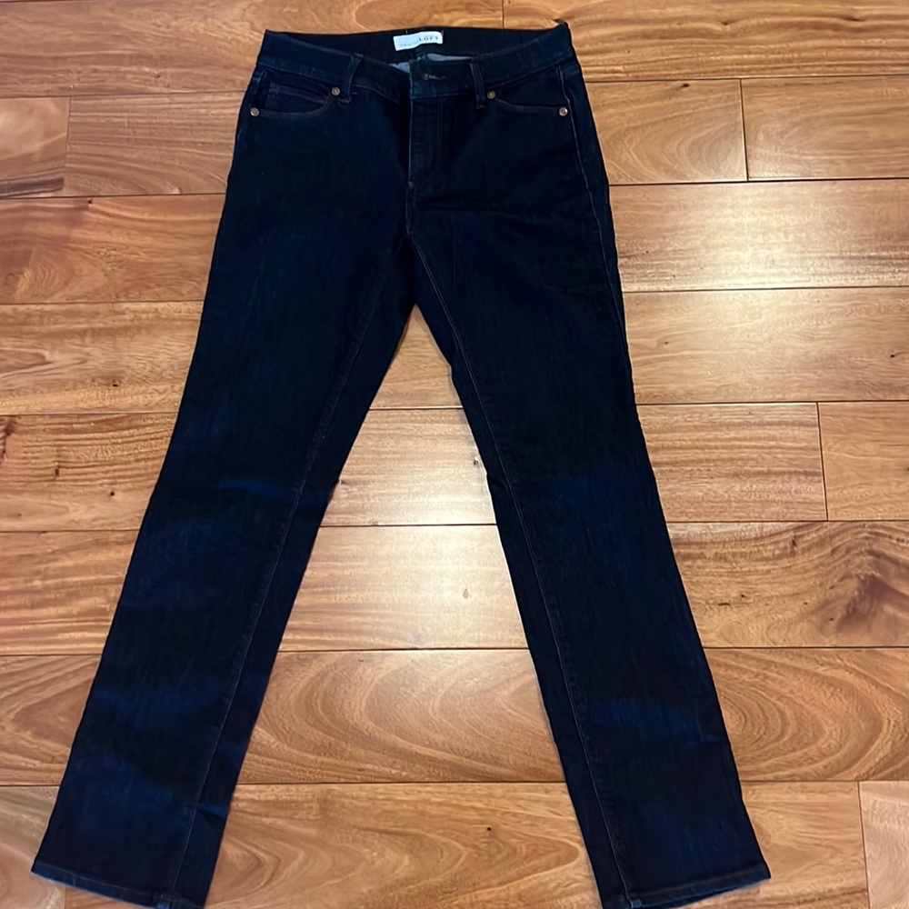Ann Taylor Loft jeans, straight leg, size 4